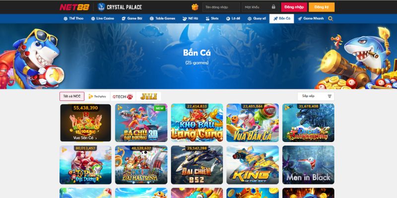 Bắn Cá NET88 – Giải Trí Không Giới Hạn